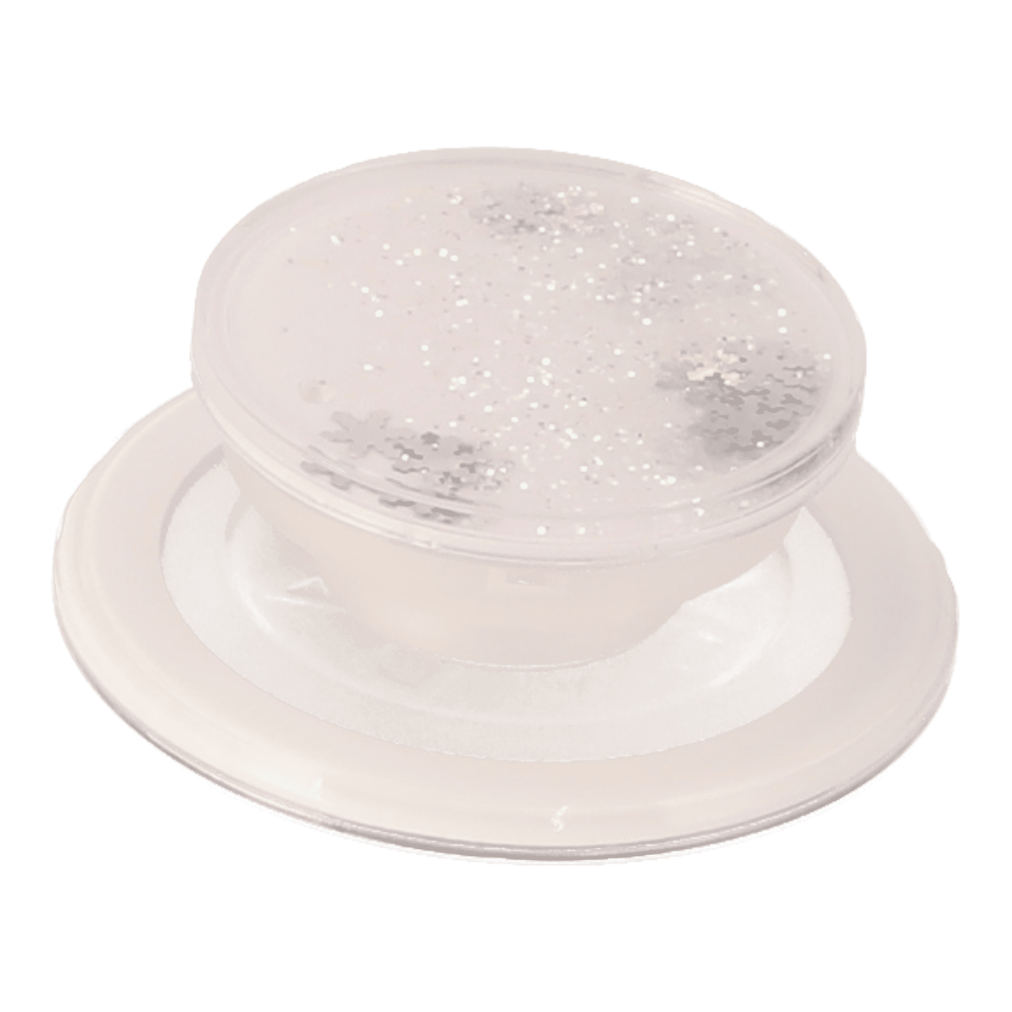 white glitter popgrip