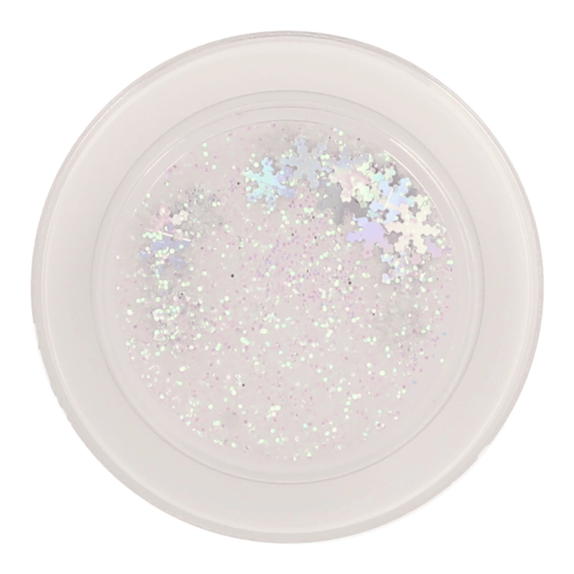 white glitter popgrip