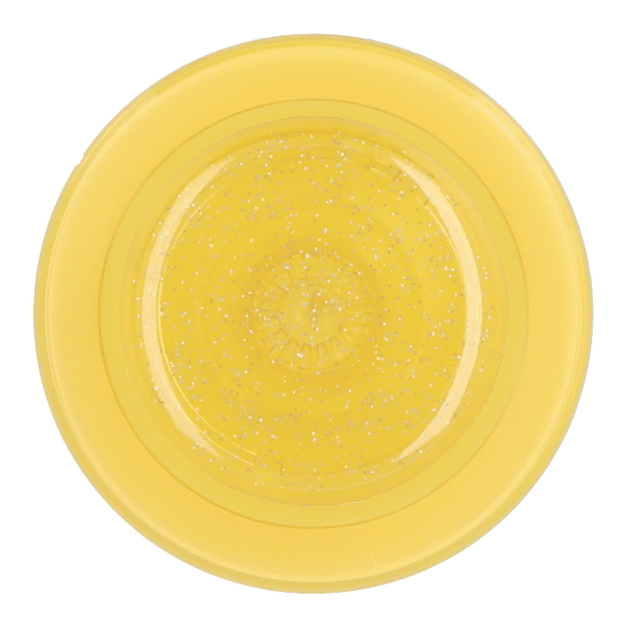 yellow crystal clear glitter popgrip