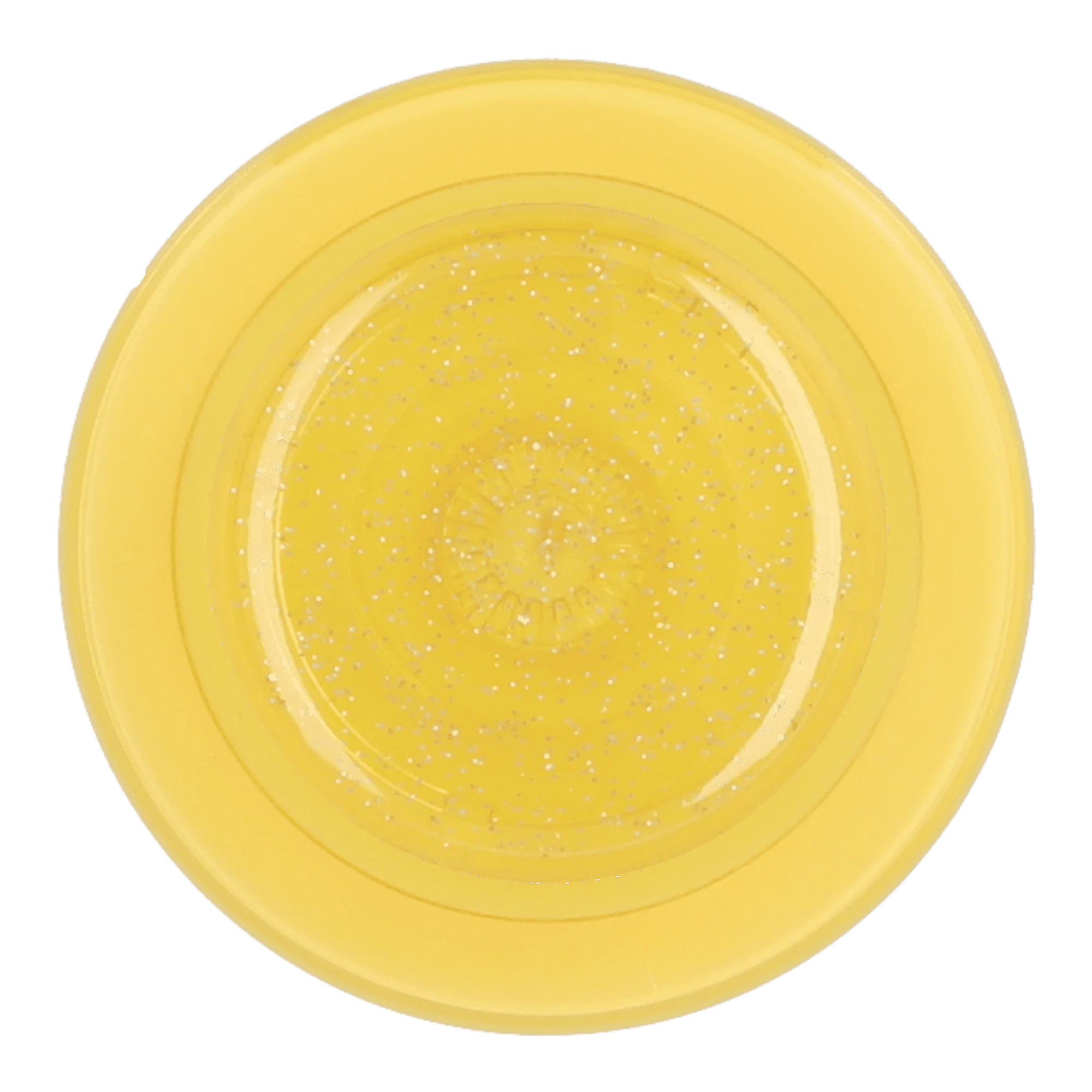 yellow crystal clear glitter popgrip