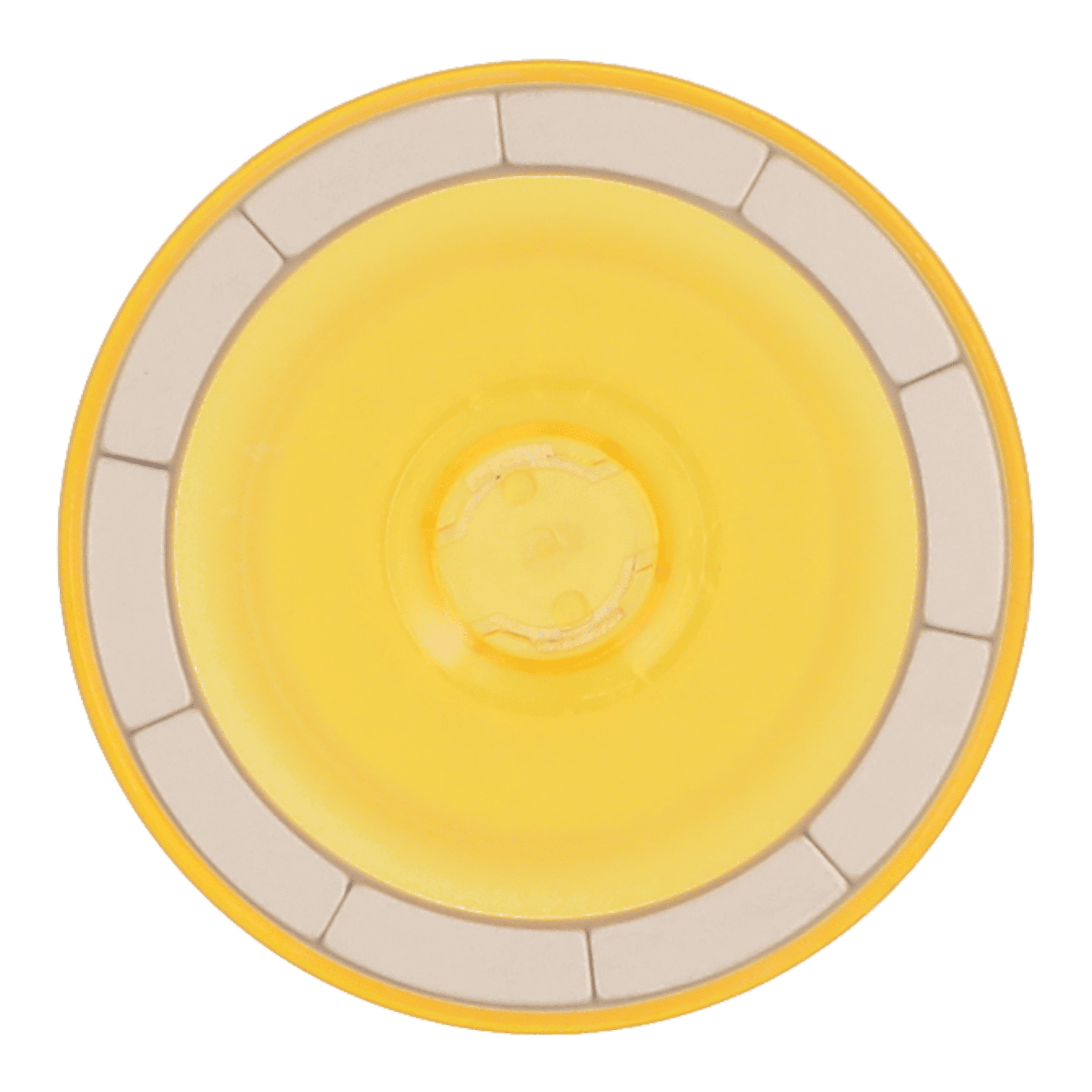 yellow crystal clear glitter popgrip