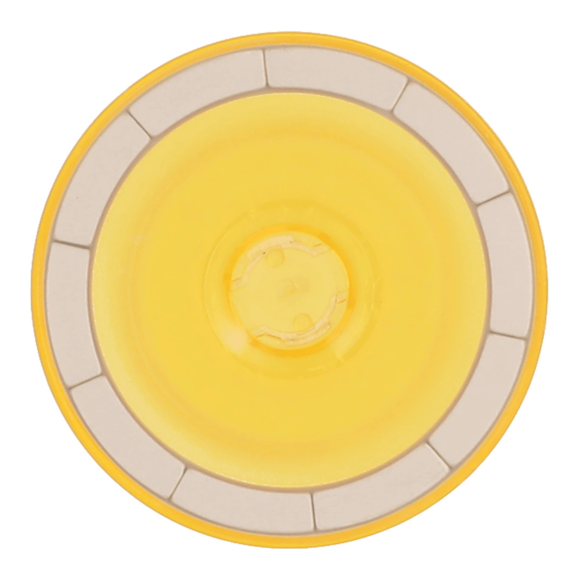 yellow crystal clear glitter popgrip